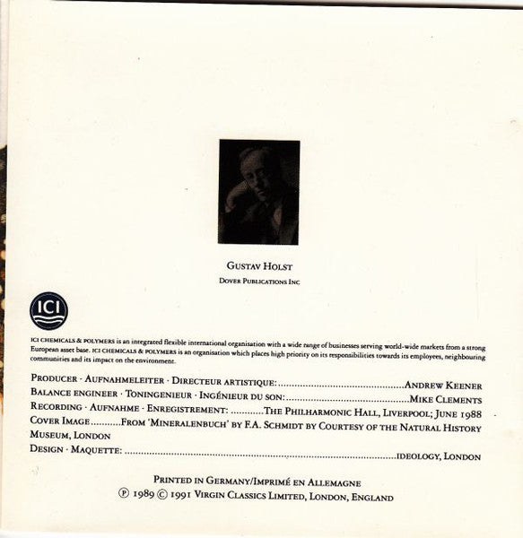 Gustav Holst : Royal Liverpool Philharmonic Orchestra, Sir Charles Mackerras : The Planets (CD, Album)