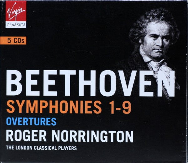 Ludwig van Beethoven, Roger Norrington, London Classical Players : Symphonies 1 - 9 / Overtures (5xCD, Comp + Box)