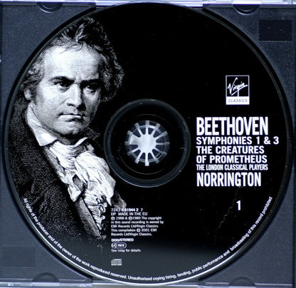 Ludwig van Beethoven, Roger Norrington, London Classical Players : Symphonies 1 - 9 / Overtures (5xCD, Comp + Box)