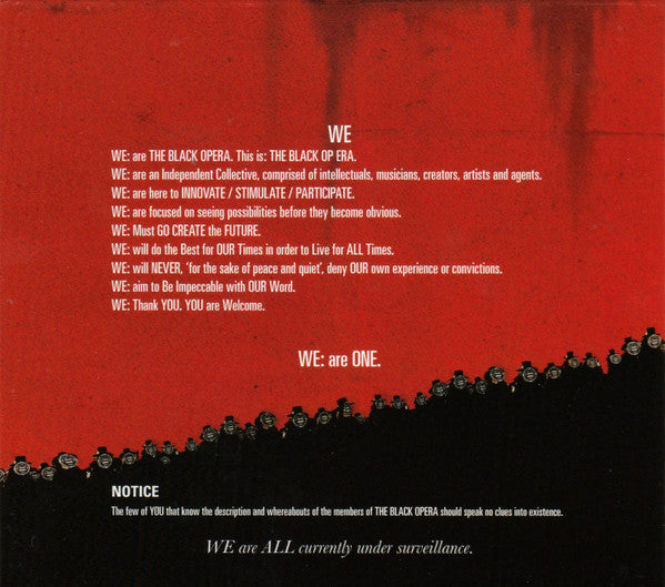 The Black Opera : Entermission (CD, Album)