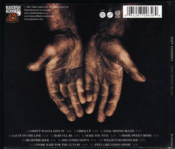Matt Andersen : Coal Mining Blues (CD, Album)