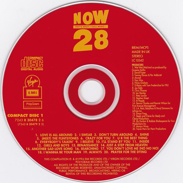 Various : Now That's What I Call Music! 28 (2xCD, Comp)