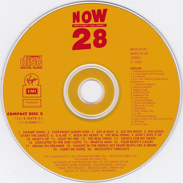 Various : Now That's What I Call Music! 28 (2xCD, Comp)