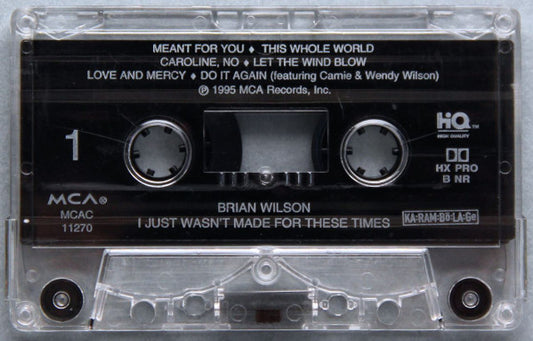Brian Wilson : I Just Wasn't Made For These Times (Cass, Album)