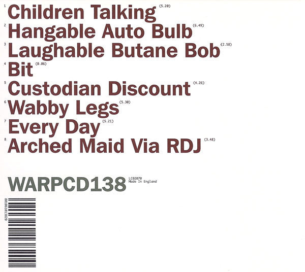 Aphex Twin : Hangable Auto Bulb (CD, Comp, Dig)