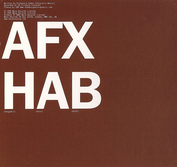 Aphex Twin : Hangable Auto Bulb (CD, Comp, Dig)