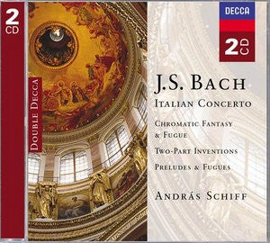 Johann Sebastian Bach - András Schiff : Italian Concerto / Chromatic Fantasy & Fugue / Two-Part Inventions / Preludes & Fugues (2xCD, Comp)
