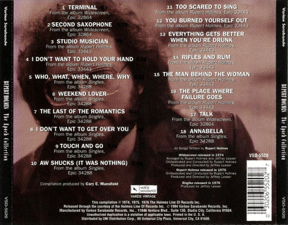 Rupert Holmes : The Epoch Collection (CD, Comp, RM)