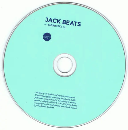 Jack Beats : Fabriclive 74 (CD, Mixed)