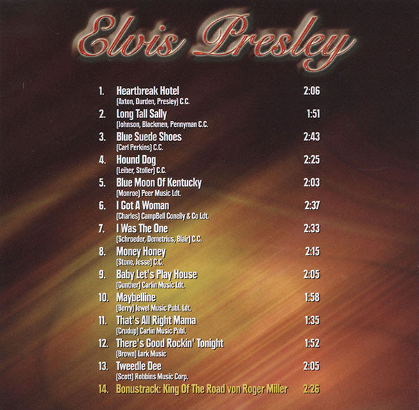 Elvis Presley : Elvis Presley (CD, Comp, Unofficial)