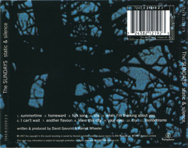 The Sundays : Static & Silence (CD, Album)