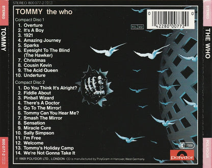 The Who : Tommy (2xCD, Album, RE, RP, Fat)