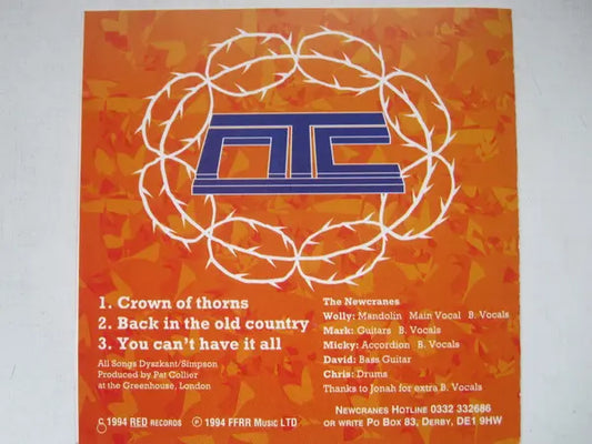 The Newcranes : Crown Of Thorns (CD)