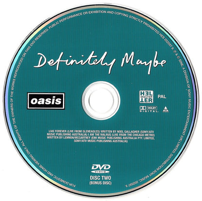 Oasis (2) : Definitely Maybe (2xDVD, PAL)