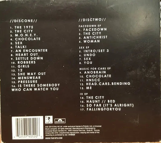 The 1975 : The 1975 (Deluxe Edition) (2xCD, Album, Dlx, Tri)