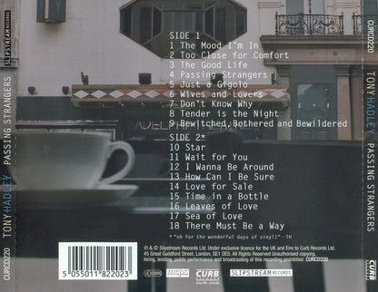 Tony Hadley : Passing Strangers (CD, Album)