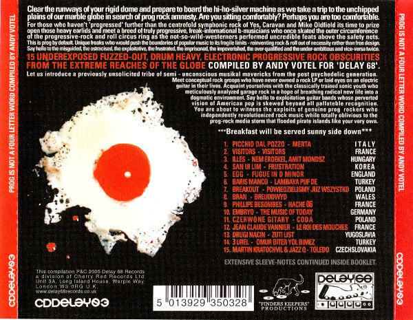Various : Prog Is Not A Four Letter Word (CD, Album, Comp)