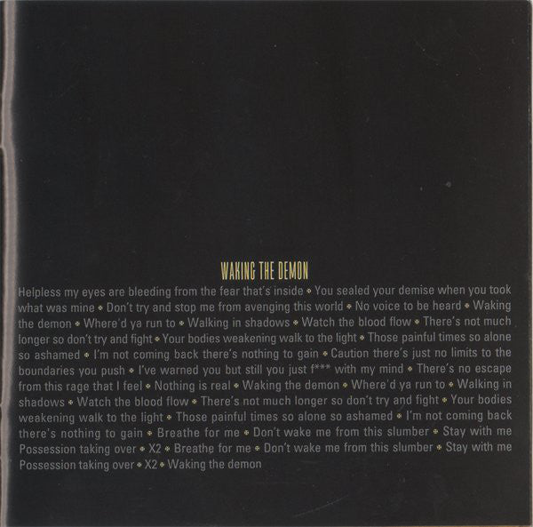 Bullet For My Valentine : Scream Aim Fire (CD, Album)