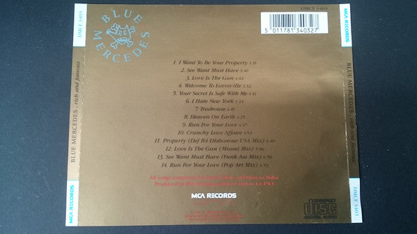 Blue Mercedes : Rich And Famous (CD, Album)