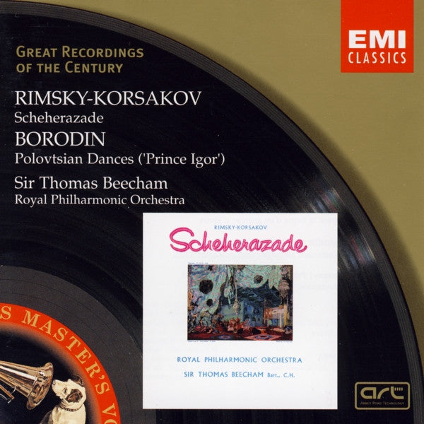 Nikolai Rimsky-Korsakov / Alexander Borodin, Sir Thomas Beecham, Royal Philharmonic Orchestra : Scheherazade / Polovtsian Dances ('Prince Igor') (CD, Comp, RE, RM)