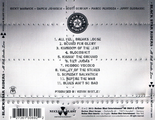 Black Star Riders : All Hell Breaks Loose (CD, Album)