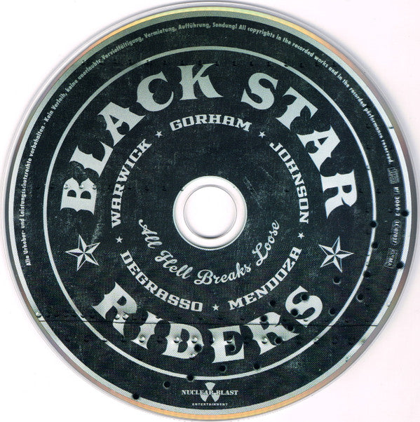 Black Star Riders : All Hell Breaks Loose (CD, Album)