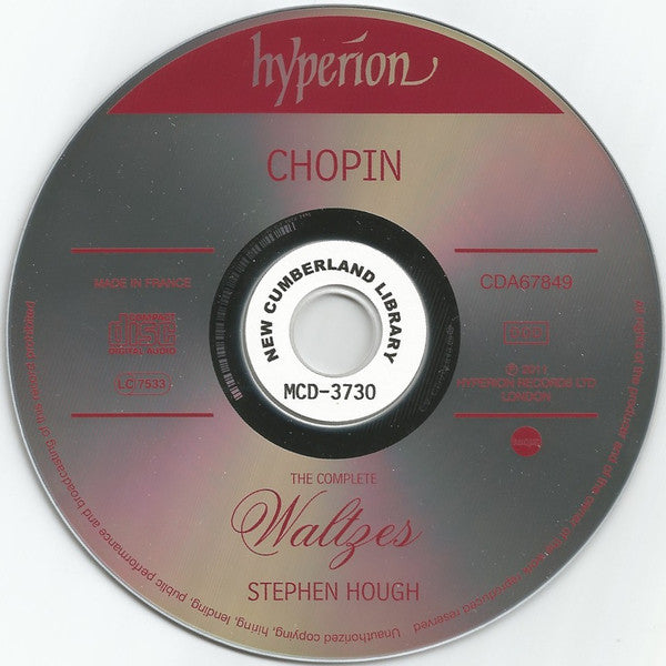 Frédéric Chopin, Stephen Hough : The Complete Waltzes (CD, Album)