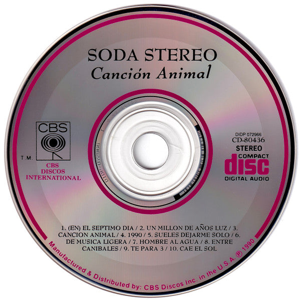 Soda Stereo : Canción Animal (CD, Album)