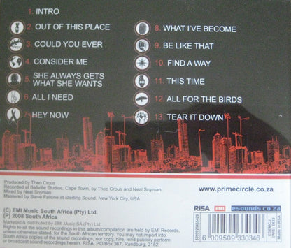 Prime Circle : All Or Nothing (CD, Album)