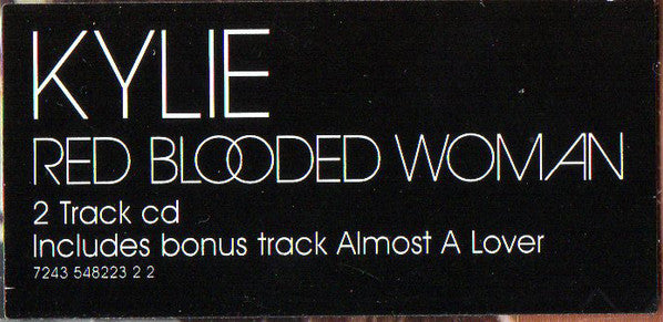 Kylie Minogue : Red Blooded Woman (CD, Single, M/Print)