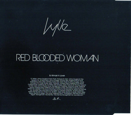 Kylie Minogue : Red Blooded Woman (CD, Single, M/Print)