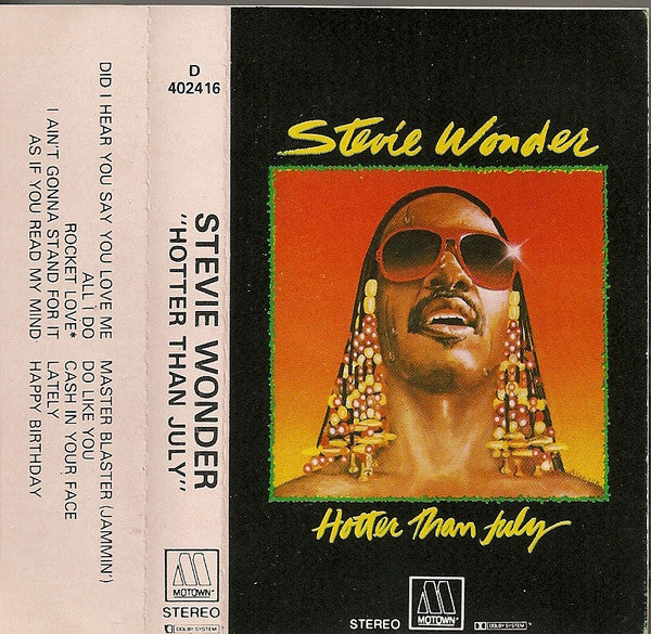 Stevie Wonder : Hotter Than July (Cass, Album)