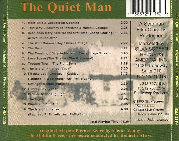 The Dublin Screen Orchestra, Kenneth Alwyn : The Quiet Man (CD, Album)