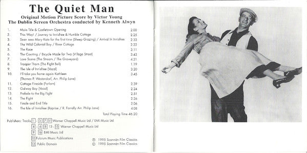 The Dublin Screen Orchestra, Kenneth Alwyn : The Quiet Man (CD, Album)
