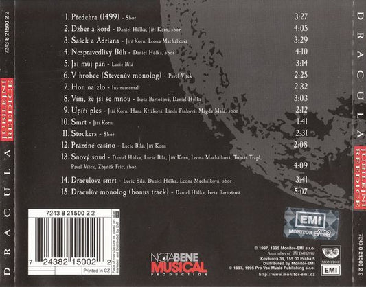 Karel Svoboda, Zdeněk Borovec, Richard Hes : Dracula (Jubilejní Reedice) (CD, Album, RE)