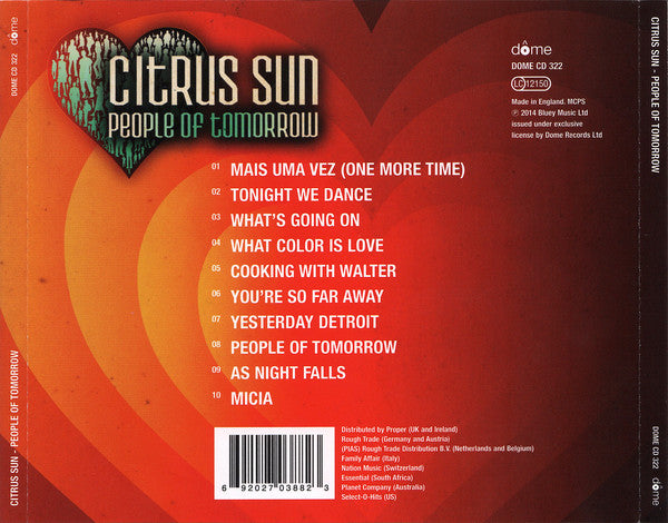 Citrus Sun Feat. Bluey (3) And Jim Mullen : People Of Tomorrow (CD, Album)