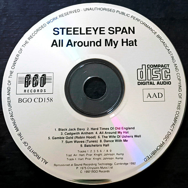 Steeleye Span : All Around My Hat (CD, Album, RE, RM)