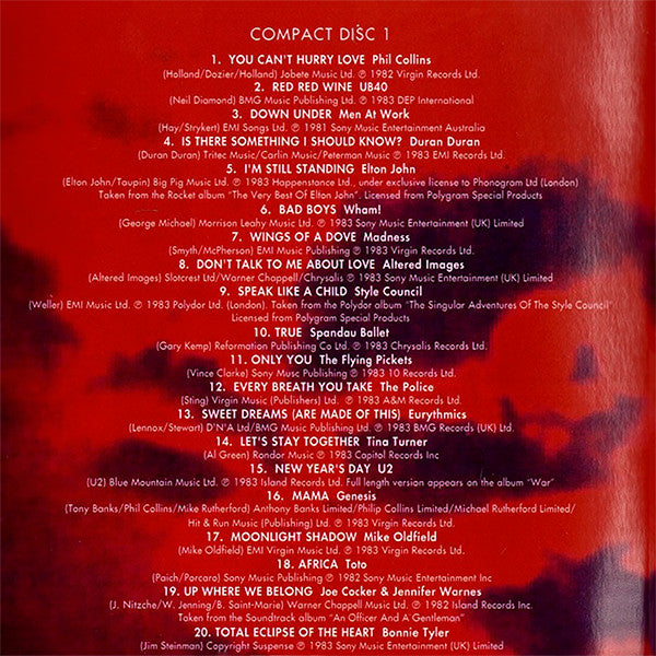 Various : Now That's What I Call Music 1983 (2xCD, Comp, Fat)