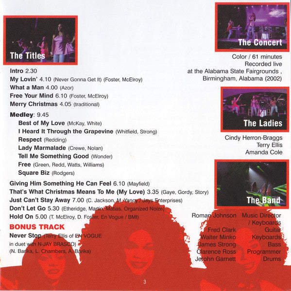 En Vogue : Live In The USA (CD, Album + DVD-V, PAL)