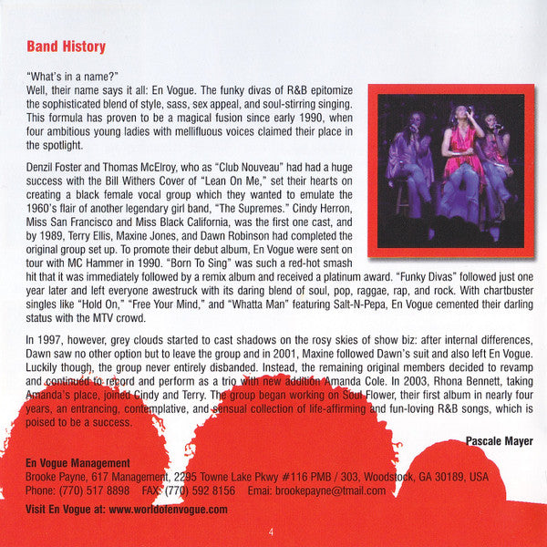 En Vogue : Live In The USA (CD, Album + DVD-V, PAL)