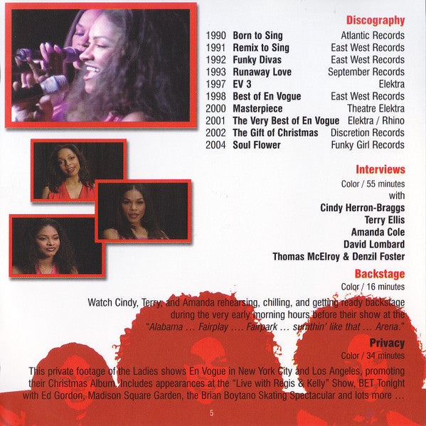 En Vogue : Live In The USA (CD, Album + DVD-V, PAL)