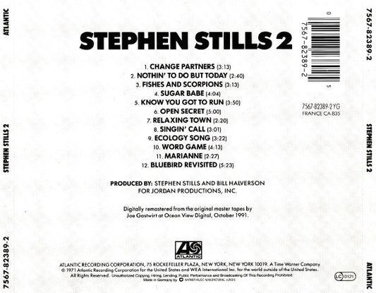 Stephen Stills : Stephen Stills 2 (CD, Album, RE, RM)