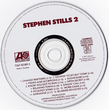 Stephen Stills : Stephen Stills 2 (CD, Album, RE, RM)