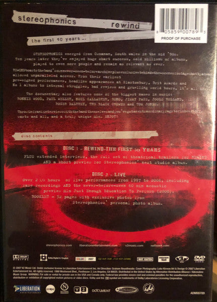 Stereophonics : Rewind. The First 10 Years. (2xDVD-V, PAL)