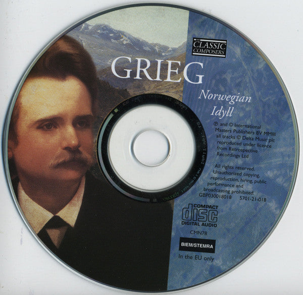 Edvard Grieg : Norwegian Idyll (CD, Comp, Har)