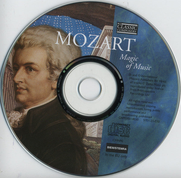 Wolfgang Amadeus Mozart : Magic Of Music (CD, Comp, Har)