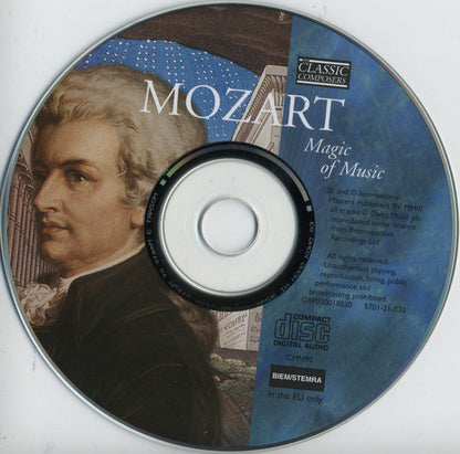Wolfgang Amadeus Mozart : Magic Of Music (CD, Comp, Har)