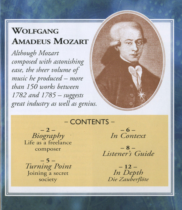 Wolfgang Amadeus Mozart : Magic Of Music (CD, Comp, Har)