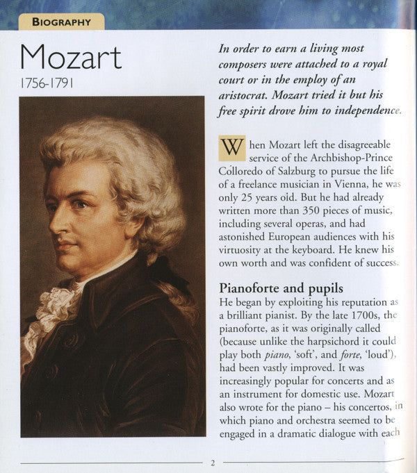 Wolfgang Amadeus Mozart : Magic Of Music (CD, Comp, Har)