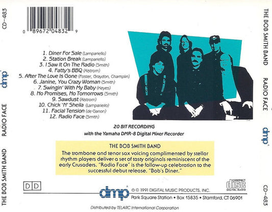 The Bob Smith Band : Radio Face (CD, Album)